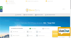 Desktop Screenshot of maroc-ferry.com